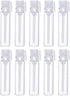 Teensery 100 Pcs Empty Perfume Sample Bottles, Mini Glass Refillable Vial Containers for Essential Oil