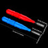 Patelai 50 Pieces Braces Brush, Interdental Brush Toothpick Dental Flossing Head for Oral Hygiene, Red, Blue