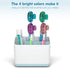 Nincha 4-Pack Multicolor Toothbrush Head Covers - Universal Clip-On Protector for Manual & Electric Brushes