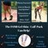 Hot Cold Shin and Calf Ice Packs by FOMI Care - 2 Pack Flexible Compress for Pain Relief, Freezable, Microwavable