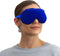 Lavender Weighted Eye Mask for Relaxation and Yoga, Cold Therapy Eye Mask, Blue