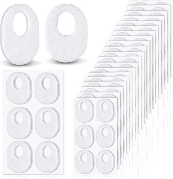 WILLBOND 120 Pcs Soft Felt Callus Pads, Oval Shape Corn Pads for Bottom of Foot, Adhesive Foot Corn Pads for Men &