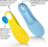 Shoe Insoles for Kids and Women, Comfortable Memory Foam Inserts for Sports, Pain Relief, Arch Support, Blue