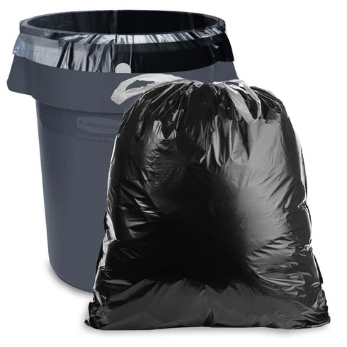 Ultrasac 39 Gallon Black Drawstring Trash Bags, 1.1 MIL, 33" x 43", Pack of 50 for Kitchen Outdoor