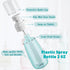 Spray Bottle Travel, 2OZ /60ML Fine Mist Spray Bottles, 3PCS Mini Plastic Containers for Hairspray and Cosmetic Perfume