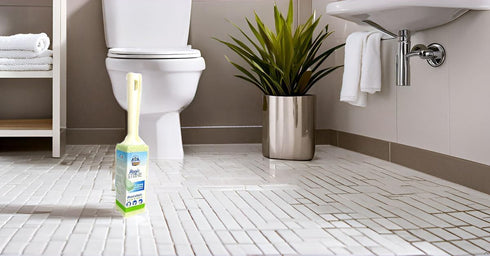 Pack 3 COMPAC HOME Magic-Stone Porcelain Cleaner with Handle, Made from Recycled Glass, Scouring Stick Toilet Cleaner