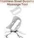 Set Muscle Scraper Tool Stainless Steel Body Gua Sha Scraping Tool Physical Therapy Suitable for Face,Back