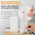 Rechargeable Travel Makeup Mirror, 72 LED Lighted Compact Slim Vanity Mirror with 3 Dimmable Lighting Modes
