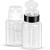 YAMYONE Nail Polish Remover Pump 2 Pack, 200ml Acetone Dispenser Bottle for Makeup Remover, Lockable Push Down