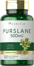 Carlyle Purslane Capsules | 500mg | 120 Count | Portulaca Oleracea Extract | Non-GMO, Gluten Free