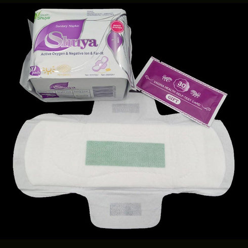 SHUYA 245mm,Scented 40Count (Pack 4) Ultral Thin Feminine Care Pads for Women Regular Length with Wings, Patented