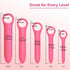 QoQiu 5-Pack Silicone Dilators for Pelvic Floor for Women with Fine Scales, Pelvic Wand MassagerPelvic Floor Muscle