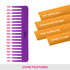Neighbours Lane Vega Shampoo Comb, 1 Pcs, Model 1268