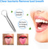 2 Pack Tongue Scraper Cleaner for Adults & Kids, Medical Grade Metal Scrapers with Travel Case