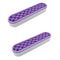 TANG SONG 2 PCS Silicone Makeup Brush Holder, Cosmetic Storage Box Desktop Organizers (Light Purple)