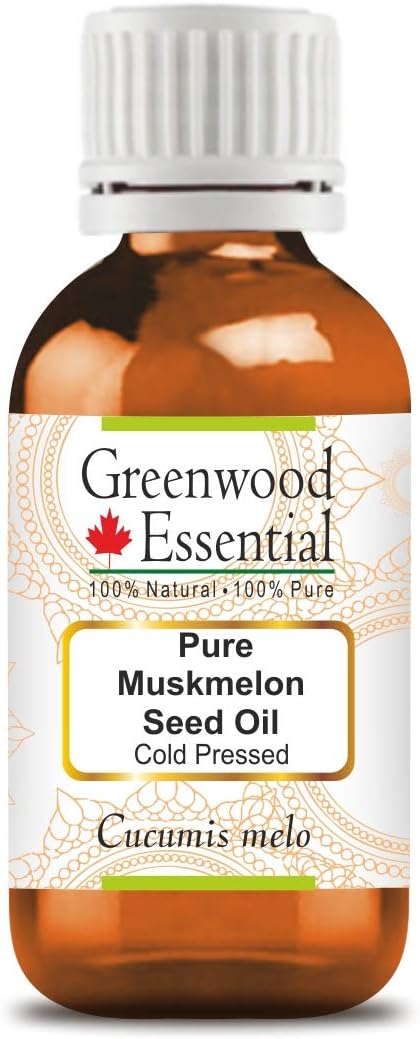 Pure Muskmelon Seed Oil (Cucumis melo) 100% Natural Therapeutic Grade Cold Pressed, 30ml