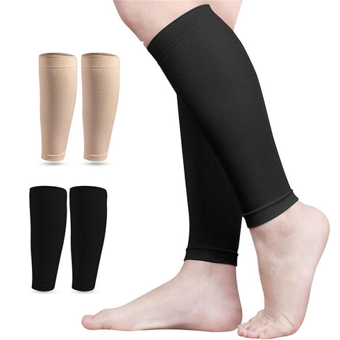 PAKHUDB 1 6) Calf Compression Sleeves Pair Compression Calf Support Breathable Elastic Sports Leg Brace