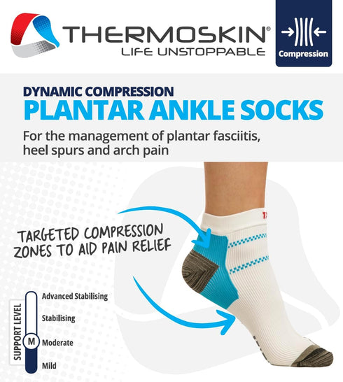 Thermoskin FXT Compression Socks - Small, White