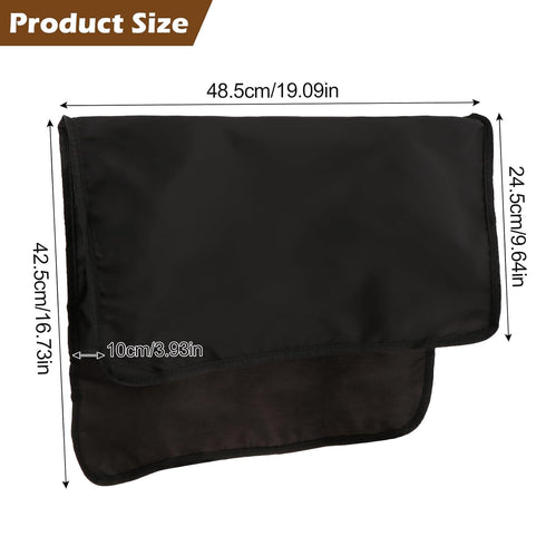 Salon Barber Chair Back Covers - Protective Equipment Tools & Accessories for Hair Stylist - Black