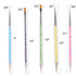 Nail Art Brushes, 5 Pcs Double Ended Fine Liner Brush, Dotting Pen for Nail Gel Polish Detail Drawing