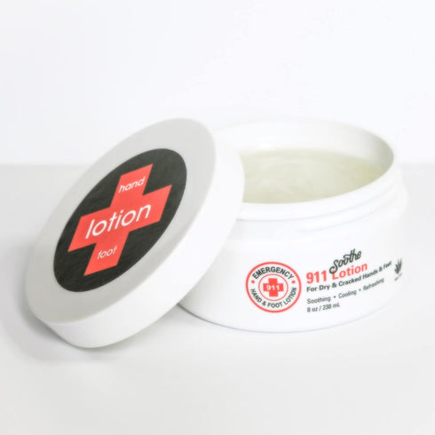 Soothe 'n Wipe Emergency 911 Hand & Foot Lotion - Aloe Vera Hand Lotion for Dry Hands, Foot Lotion for Cracked Feet
