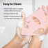 Lindo Silimask Reusable Anti-Wrinkle Silicone Face Mask Holder for Sheet Masks, 2 Pack with Travel Pouch Included