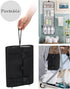 Relavel Travel Toiletry Bag for Men, Hanging Makeup Organizer for Women, Large Capacity Travel Kit Shaving Bag - Black