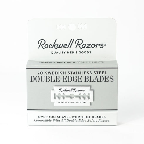 Precision-Crafted Swedish Stainless Steel Double-Edge Safety Razor Blades - Superior Sharpness for Smooth, Close Shaves