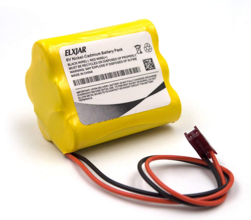 (2-Pack) 6V AA Ni-CD Battery Pack Replacement for Sure-Lite 026-149, Energizer 41B020AF17201 & More