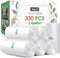 Teivio 1 Gallon Strong Trash Bags, 330 Counts, Clear Plastic Bin Liners for Bathroom, Home Office, Kitchen