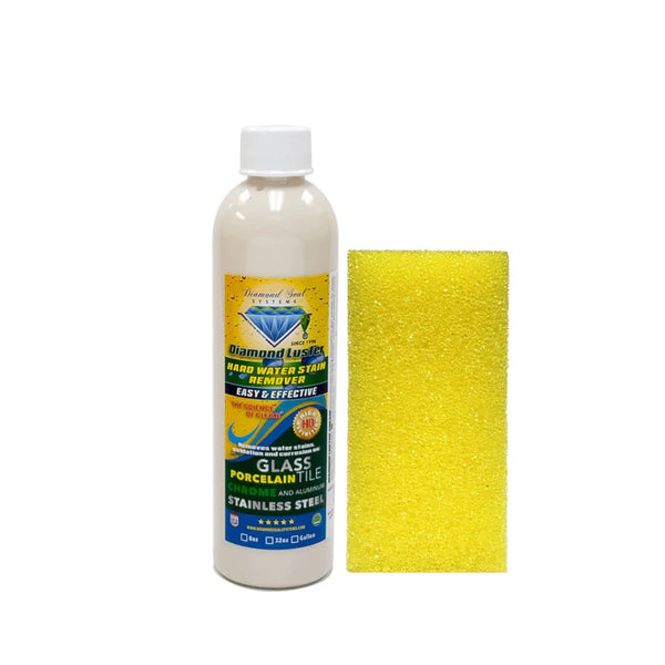 Shower Door Glass Hard Water Stain Remover, Cleans Stainless Steel, Porcelain, and