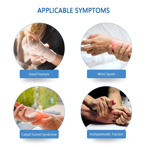 Soft Resting Hand Splint for Flexion Contractures - Stroke Brace by Restorative Medical - Supportive for Comfort & Pain