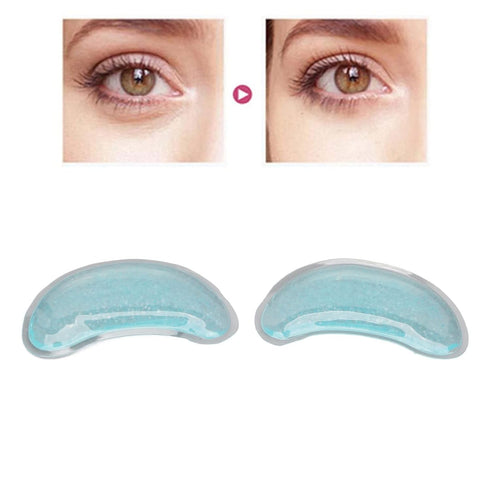 Under Eye Gold Gel Pads, Cooling Reusable Gel Eye Pack for Puffy Eyes, Gel Ice Pack Cooling Eye Pads