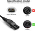 LinMei USB Charger Cord Fit for Philips Norelco QP2533 QP2520 QP2630 QP6510 QP6520 One Blade Trimmer HQ8505 HQ850 HQ840 Beard Shaver 5V USB Charging Cable by LinMei