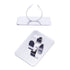 KissDate Makeup Mixing Palette - Stainless Steel Spatula Tray with Foundation Spatula, Cosmetic Mixer for Nail Art