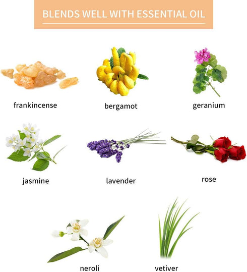 Sedbuwza Sandalwood Essential Oil - 100% Pure Organic Aromatherapy Gift Oil for Diffuser, Humidifier