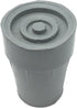 PCP Replacement Cane Tips - 3/4 inch Diameter, Gray, Two Tips