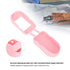 1Pc Pink Pulse Oximeter Fingertip Case - ANGGREK Compact Portable Protective Cover for Health Monitors