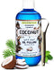 Coconut Pulling Oil for Teeth and Gums with Metal Tongue Scraper, Mint Coconut Oil Pulling, Alcohol Free