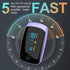 SpO2 SpO2 Rechargeable pulse oximeter with respiration, with Pulse Rate and PI RR Precision Fast Oximeter Reading