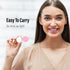 8 Pack Pink Contact Lens Cases,Outdoor Portable Mini Contact Lens Kit,Perfect for Travel & Everyday Use