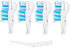 Sensitive Replacement Electric Toothbrush Heads (4 Count), Dual Clean Rotating Sets for Braun Oral B