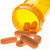Obami (12pcs, 8 Plastic Medicine Pill Bottles with Child Resistant Caps - Push Down and Turn - Prescription Vial