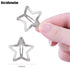 Star Hair Clips 2000s Y2K Snap Hair Barrettes Non Slip Star Hair Accessories Silver Metal Hair Clips for Girls Women -15 PCS 1.18"