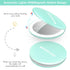 wobsion 10X Magnifying Tabletop Mirror, 4 Inch Round Glass and ABS