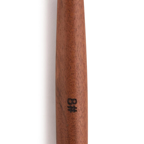 Kolinsky Sable Nail Brush - Professional Red Wooden Acrylic Nail Art Brush (8#)