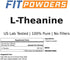 L-Theanine Powder 100% Pure, Non-GMO, Vegan, Gluten Free, Mood and Cognitive Supplement (25 Grams) with Scoop Included