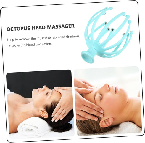 Healeved Head Massager, Multi-Function Scalp Massaging Tool for Relaxation, Headache Relief, and Gua Sha