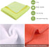 SINLAND 5 Color Assorted Microfiber Dish Cloth Towels, 12"x12", Best Kitchen Cleaning Cloths, 5 Pack