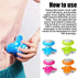 Jeyie 1, Mini Handled Massager, Triangle Electric Massager Electric Handled Wave Vibration Massager Full Body Massager